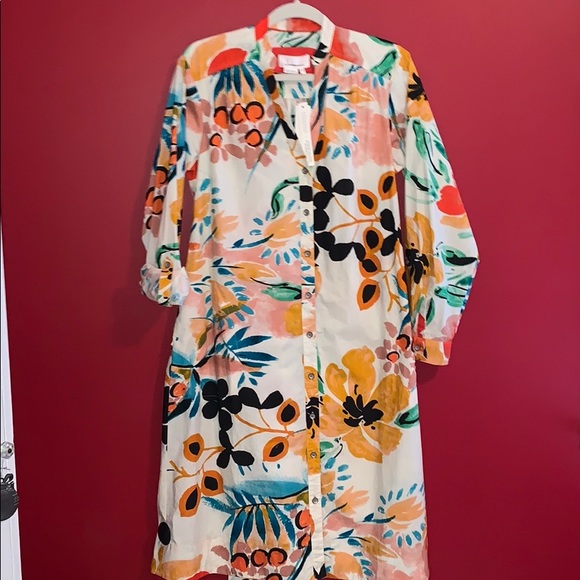 Anthropologie Floral Print Dress - Picture 4 of 7